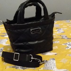 EUC Marc Jacobs Quilted Crossbody Bag Black